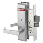 AUVN 8802FL Privacy, Bedroom, or Bath Mortise Lock with Double Indicator Inside/Outside, Augusta Lever, VN Escutcheon