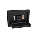 9018-9-41 Matte Black Baby Changing Station, Horizontal - Stainless Steel, Surface Mounted