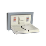 9018-9 Baby Changing Station, Horizontal - Stainless Steel, Surface Mounted