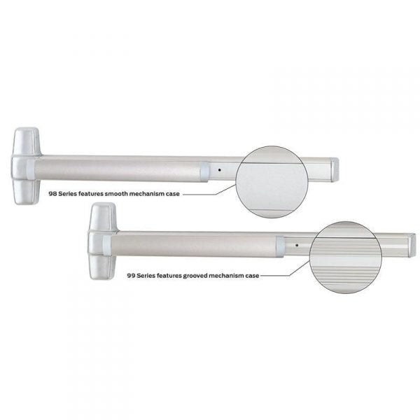 Von Duprin 9827EO/9827EO-F Surface Vertical Rod Exit Device