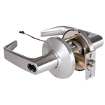 9KW37DEU-15-D-S3 Electrified Cylindrical Lock, 24VDC, Electronically Unlocked, Fail Secure, 15 Lever, D Rose, SFIC Prep