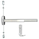 A7760V x ESC7705 Surface Vertical Rod Exit Device with Escutcheon Storeroom Lever Trim
