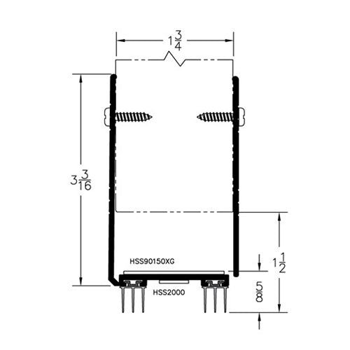Pemko XG2212_PK773 Door Bottom Shoe, Excessive Gap Solution