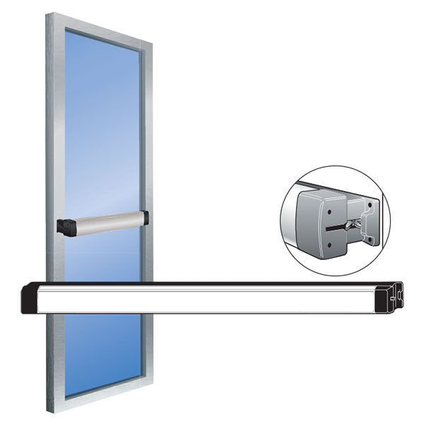 Adams Rite Alarm Exit Device Adams Rite 8800EL Rim Exit Device w/ Electric Latch Retraction