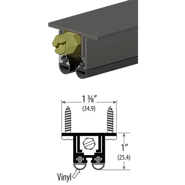 Cal-Royal ADB-705 Mortised Automatic Door Bottom