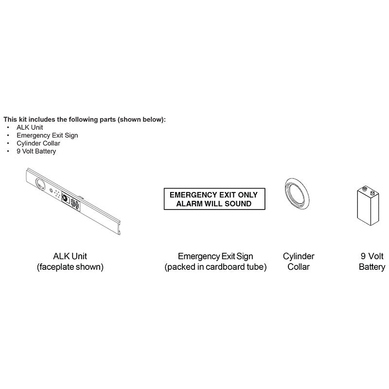 Von Duprin 99ALK Alarm Kit for 99 Series Exit Device
