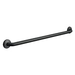 3801-42-41 Matte Black Snap Flange Straight Grab Bar, 42″ Length, 1-1/2″ Diameter