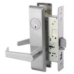 AUCN 8807FL Entry Mortise Lock with Augusta Lever, CN Escutcheon