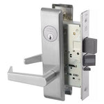 AUCN 8847FL Apartment Corridor/Entry Mortise Lock with Augusta Lever, CN Escutcheon