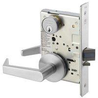 AUR 8830-2FL Asylum or Institutional Mortise Lock with Augusta Lever, Standard Rose