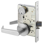 AUR 8830-2FL Asylum or Institutional Mortise Lock with Augusta Lever, Standard Rose