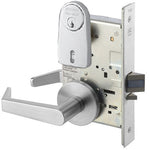 AUR 8864FL Bathroom Mortise Lock with Indicator, Augusta Lever, Standard Rose