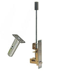 AUXAUTOFLM1 Automatic Flush Bolt with Bottom Auxiliary Fire Latch for Metal Doors