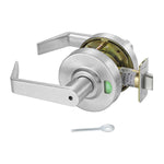 YPL42 Heavy-Duty Cylindrical Indicator Lever Lock, Privacy Function, Emergency Key/Tool Override