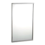 B-290 1830: 18″ W x 30″ H Welded-Frame Mirror
