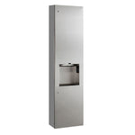 B-380309 Surface-Mounted Paper Towel Dispenser/Automatic Hand Dryer/Waste Bin (3-in-1 Unit)