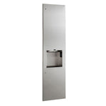 B-38031 Recessed Paper Towel Dispenser/Automatic Hand Dryer/Waste Bin (3-in-1 Unit)