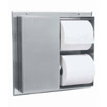 B-386 Partition-Mounted Multi-Roll Toilet Tissue Dispenser (Serves 2 Compartments)