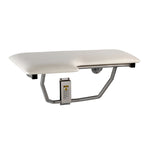 B-517 Folding Shower Seat with Padded Cushion, Right Hand