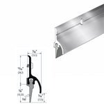 BTSR-107 Rain Drip Door Sweep with Vinyl Insert