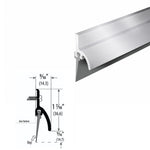 BTSR-108 Rain Drip Door Sweep with Vinyl Insert