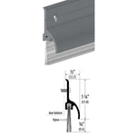 BWR-301 Rain Drip Door Sweep with Nylon Brush Seal