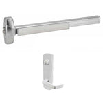 A7700 x ESC7705 Panic Rim Exit Device with Escutcheon Storeroom Lever Trim