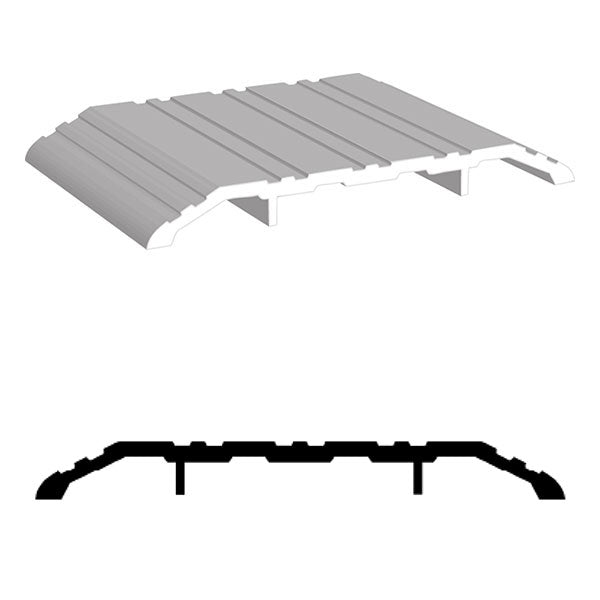 ドットール Cal-Royal CR2715 Aluminum Saddle Threshold – 5″ W x 1/2″ H
