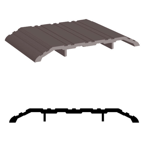 Cal-Royal CR2715 Aluminum Saddle Threshold – 5″ W x 1/2″ H