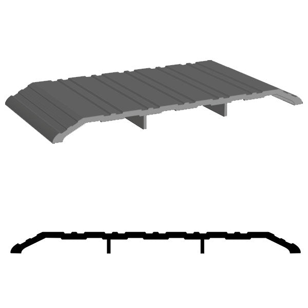 Cal-Royal CR2767 Aluminum Saddle Threshold – 7″ W x 1/2″ H
