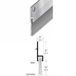 BW-303 Door Sweep with Nylon Brush Seal