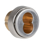 1070-114-A02-6 1-1/4" 6-Pin LFIC Mortise Cylinder Housing, Less Core, A02 Straight Cam