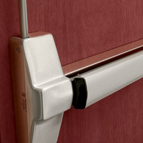 ED5400 x N955ET Surface Vertical Rod Exit Device with Keyed Lever Trim