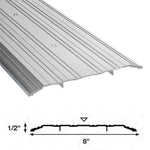 DD13-TH128 Saddle Threshold – 8″ Wide x 1/2″ High – Mill Finish Aluminum