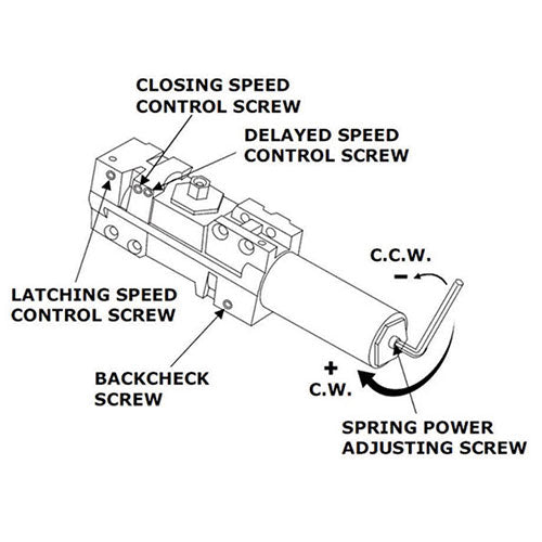 Doormerica DC40 / DC40XPBF Door Closer