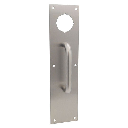 Don-Jo CFK7115 Pull Plate with Deadbolt Hole, Stainless Steel Pull