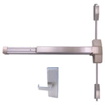 1000V x LE-08A Surface Vertical Rod Exit Device with Heavy-Duty Escutcheon Passage Lever