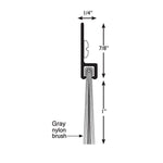 SW-BR Door Sweep with Brush Insert