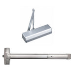 Advantex 10-36-630 Panic Rim Exit Device x Ryobi D4550-TP-AP-AL Door Closer