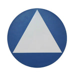 CHS-9 Title 24 Gender Neutral Restroom Sign, Blue, 12" Diameter