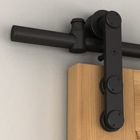 PREMSLIDE-WD-T5 Premium Sliding Barn Door Hardware for Wood Doors