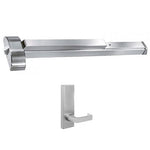 9300 x YR23 Panic Rim Exit Device with Escutcheon Passage Lever Trim