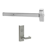 9300 x YR08 Panic Rim Exit Device with Escutcheon Lever Trim