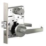 M1050D Office/Entry Mortise Lock with Sectional Trim, LR Lever