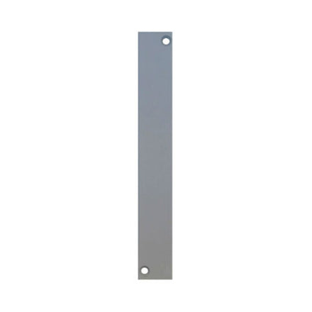 Don Jo AF-261-SL Silver Coat Filler Plate – Latch Hole Cutout, 4.88” X 1.25” For Electric Strike Holes, Made In USA
