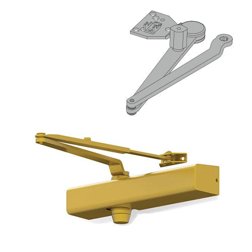 Falcon SC81A DSHO Door Closer with Deadstop Hold Open Parallel Arm
