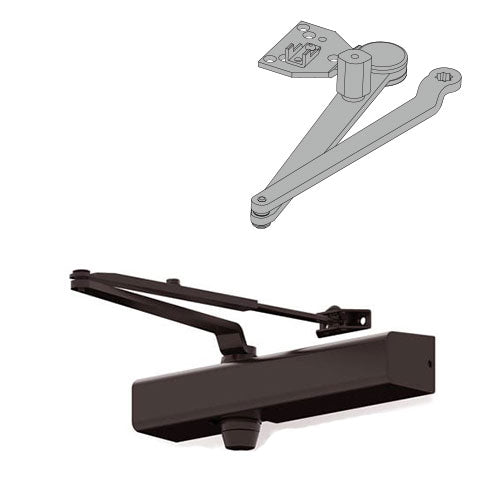 Falcon SC81A DSHO Door Closer with Deadstop Hold Open Parallel Arm