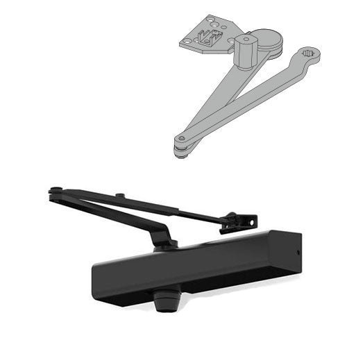 Falcon SC81A DSHO Door Closer with Deadstop Hold Open Parallel Arm