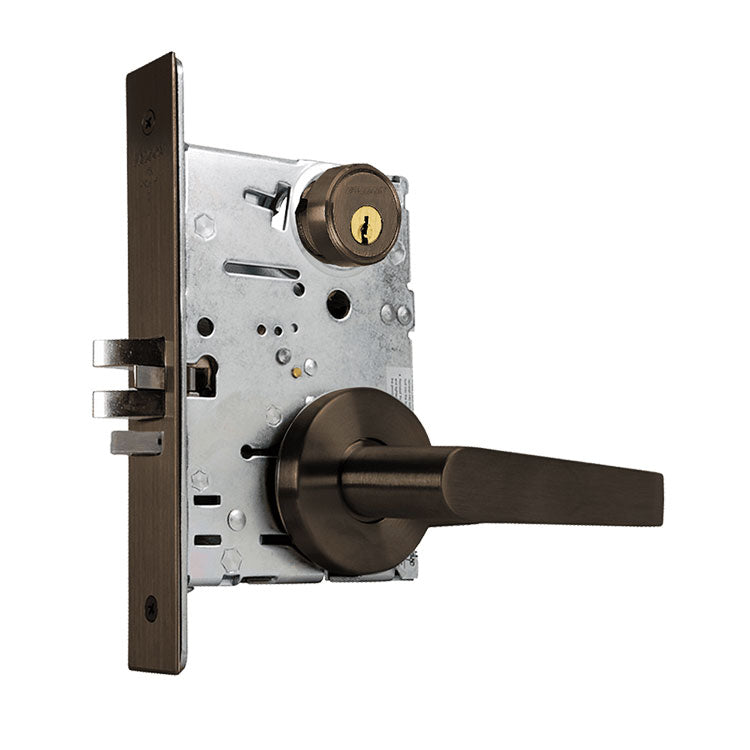 Falcon MA581 DG Storeroom Mortise Set with Dane-Gala Lever Trim