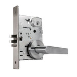 MA381 DG Apartment Exit Mortise Lock, Dane Lever, Gala Rose